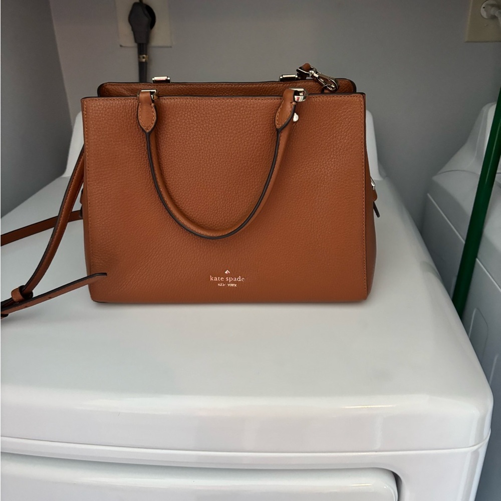 Kate Spade Brown Leather Tote Bag